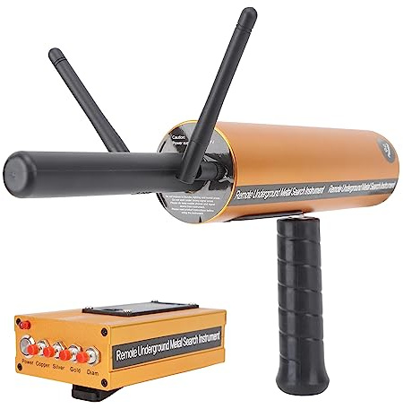 Luqeeg Intelligent Metal Detector, 1000m Range 20m Depth 2 Antenna Metal Detector Finder Handheld Metal Treasure Finder Underground Metal Scanner for Gold, Silver, Jewelry