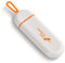 Tablettenbox Pillendose，Pillendose klein für unterwegs，Pillenbox für Vitamine, Medikamente, Pillen, Gute Dichtleistung, Erhaltung der medizinischen Eigenschaften. (Weiß Orange)