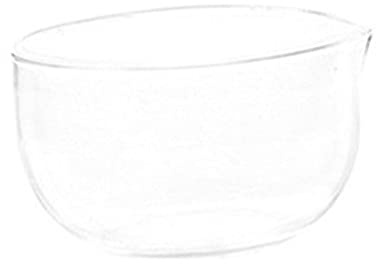 YWJLQH Tazón de Matcha Cuenco Transparente con Vertedor Recipiente de Vidrio Borosilicato para Té Utensilios Artesanales Resistente al Adecuado, 350 ml, Individual