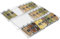 Homewit Gewürzregal Schublade, Gewürz Organizer aus Acryl Transparent 20 cm bis 40 cm Verstellbar Schubladentrenner, 3-Ebenen Gewürz-Organizer, für Schrank, Küchenarbeitsplatten und Schubladen