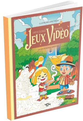 Coloriages par numéro Jeux vidéo coloriages par numéro Scènes cultes Jeux vidéo - Loisirs créatifs et activités