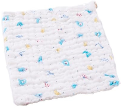 HOOTNEE Toallas de Lactancia y Usar Bolso de Lactancia 4 Piezas Color Aleatorio de Algodón Puro de 6 Capas, Absorbentes y Cómodas para Bebés Ideales para Salir Tu Ñiño