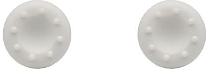 ALCXAZS 2 pezzi Gamepad Thumbstick Cover Joystick Accessori per tappi antiscivolo Sostituzione di parti di ricambio per One, Bianco
