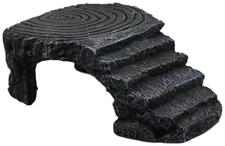 Saim Schildkröte Basking Plattform Reptilien Ramp Groß Terrarium Aquarium Rock Aquarium Dekoration Zubehör Für Schildkröte und Gecko Hideout