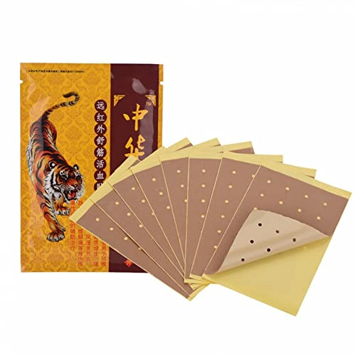 Schmerzlinderung Patch, 80Pcs/10Pack Chinesische Ferninfrarot Pflaster Schmerzlinderung Pflaster gegen Rückenschmerzen, Schulterschmerzen, Gelenkschmerzen, Muskelschmerzen, Bandscheibenvorfall