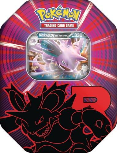 Pokémon : Team Rocket Box TCG Nidoking-ex (1 Shiny Promo Card and 4 Boosters)