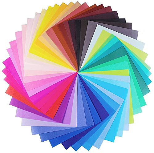 TXDAMAI Origami,Papel Origami 100 Hojas 7 x 7 cm Doble Cara Papel para papiroflexia,para Folded Square Origami Manualidades y DIY Proyectos de Artes