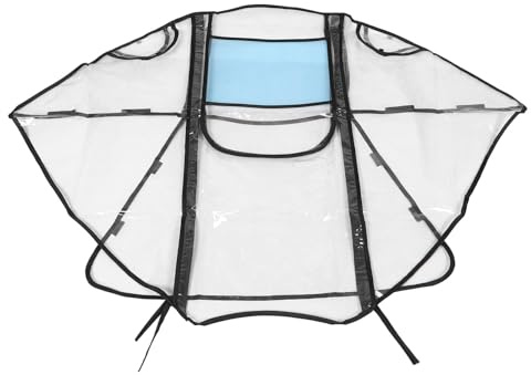 Hohopeti cubierta de cochecito viento lluvia cubierta de lluvia para cochecito de de movilidad con funda bob pvea