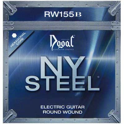 Dogal® »RW155B ELECTRIC GUITAR SET NICKELSTEEL« Corde per chitarra elettrica - Nickel Plated Steel Roundwound - Hex Core - 009/046