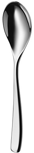 WMF Sinus Kaffeelöffel, Teelöffel 13,6 cm, Cromargan Edelstahl poliert, glänzend, spülmaschinenfest