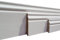 MadeInNature, Plinthe en médium mouluré de style Louis XV prépeinte blanche de très grande qualité, différentes dimensions, fabrication Française (Long. 2 m Hauteur 15 cm, 6 ml)