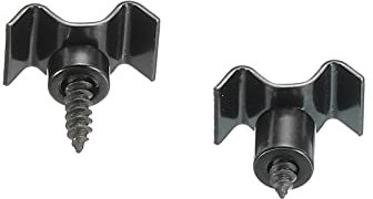 sourcing map 1 Satz Gitarre Saitenbäume Saitenhalter Führungen Schwarz für E Gitarre Messing Teile Ersatz mit Schrauben