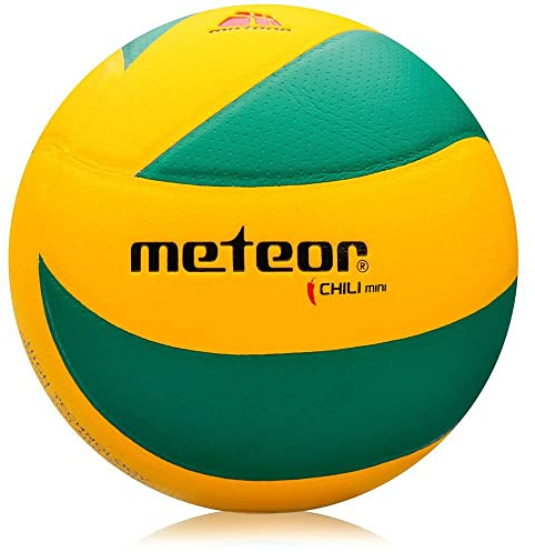 meteor® Volleybälle Größe fur Kinder Jugend und Damen ideal auf die Kinderhände abgestimmt idealer Volleybälle für Ausbildung weicher Volleyball mit griffiger Oberfläche
