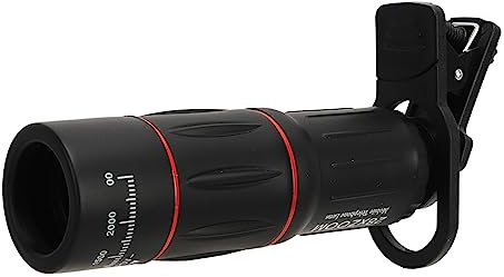 Teleobjetivo HD 28X con Trípode Lente para Teléfono Móvil Telescopio con Lente Gran Angular Lente Macro Ojo de para Teléfonos Inteligentes y Tablet PC
