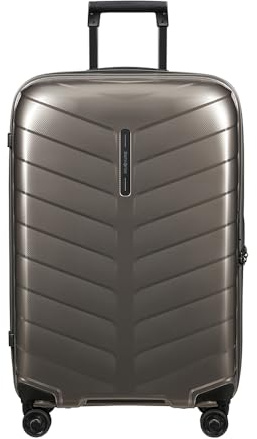 Samsonite Attrix - Spinner M, Koffer, 69 cm, 73 L, Braun (Düne)
