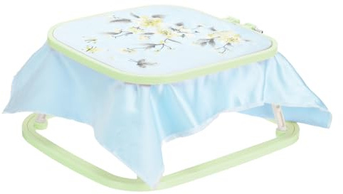 PATIKIL Supporto per Ricamo Quadrato 9,4 x 8,7, Telaio in Plastica ABS Regolabile a 2 Livelli, per Punto Croce Senza Mani, Punch Neele, Arti Sartoriali, Lavoro ad Ago, Colore Verde