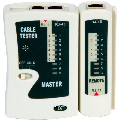 Philex 76605R Remote Network Cable Tester, White