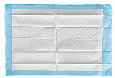 TIGA-MED Krankenunterlagen 60x90cm | 12-lagig | 200 Stück | Trainingspads | Wickelunterlagen für Babys | Einmal Patientenunterlagen | Inkontinenzunterlagen | Welpenunterlagen