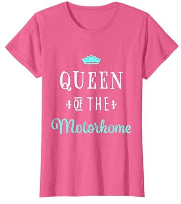 Gift for Wife - Camping Motorhome Queen T-Shirt