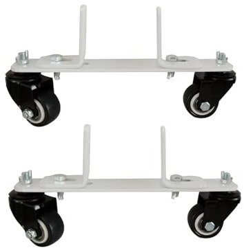 JSDQQG Support De Chauffage Robuste,roulettes en Aluminium 2 Roues pour Panneau De Chauffage Universel Pivotant À 360 Degrés Écran De Chambre/Chambre À Coucher