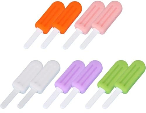 Lipfer Aligner Chewies – 10 st tuggbitar för invisalign justerare, silikon med grepphandtag, för osynliga hängslen justerare, munchies, tuggtabletter för justerare, brickor, ortodontiska munchies för