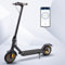 10 Patinete Electrico Adultos con 350W Motor, 36V 10.4Ah de la Batería Patinete Electrico Plegable, Autonomía hasta 20-35KM, Velocidad Máx 25KM/H, Control App