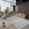 LLEZKBR Furniture Select Outdoor-Teppich, grau, 190 x 290 cm, PP