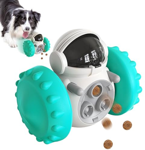 Shyllin Hundespielzeug zur Förderung der Intelligenz, Intelligenzspielzeug für Hunde, Slow Feeder Antischlingnapf für Hunde zur Verbesserung der Verdauung, Rolling Feeder Hundespielzeug-Futterausgabe