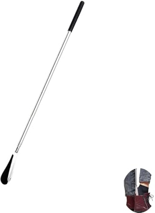 strrng 1 Piece Extendable Shoe Horn,Extendable Shoe Horns For Men,Shoe Horn Long Handle Foldable Shoe Horn Travel,Portable Long Handled Shoe Horn,Suitable for Pregnant,Elderly,And Most People