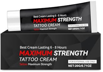 Tattoo Body Cream Gel, Body Cream for Tattoo, Hydrates Dry Skin, Tattoo Area, 6-8 Hours Duration Moisturizing & Nourishing Care, for Women & Men
