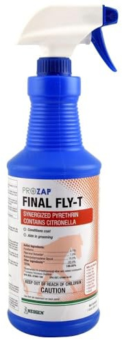 ProZap Final Fly-T Horse Spray and Wipe on Insecticide, 32 fl. oz.