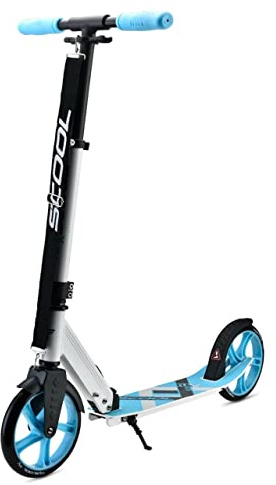 S'COOL Scooter 01 | Premium Kinderroller mit Hinterradbremse | Designed in Germany | Faltbarer Tretroller | Scooter für Kinder | Höhenverstellbar für Jungen und Mädchen ab 4 Jahre