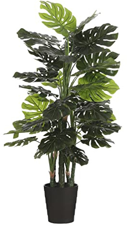 MICA Decorations Monstera konstväxt – H140 x Ø 80 cm – grön