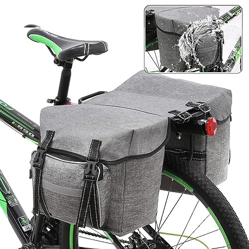 Lixada Bolsa de Transporte para Bicicleta, Impermeable, para Asiento Trasero, Bolsa de Almacenamiento para Bicicleta