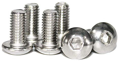 M10 ISO 7380 Tornillos de Cabeza Redonda Plana de Acero Inoxidable con I-6kt, A2