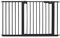 BabyDan Premier, Extra breit Ohne bohren Treppenschutzgitter, 119,3-125,6 cm, Babygitter/Sicherheitsgitter, Metall, Schwarz, Hergestellt in Dänemark - (Haustiergitter/Hundegitter)