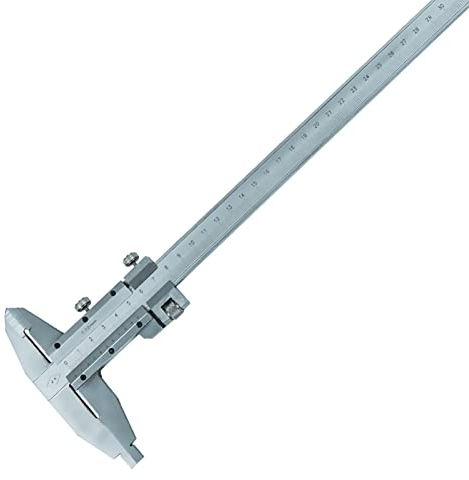 ALIGMA Messschieber mit großer Reichweite 0-300 mm-500 mm-600 mm Edelstahl, geeignet for technische Zeichnungen, Genauigkeit 0,05 mm, Studentenzeichnung, Architekturdesign usw. (Size : 0-600mm)