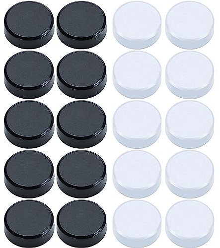 DIFIT 20 Pezzi Calamite Frigorifero, Calamite Potenti, Magneti Frigo, Carino Tonde Magnete, Calamite Piccole Colorate, Calamite per Lavagna Magnetica per Frigo, Armadietti, Lavagne (2 Colori)