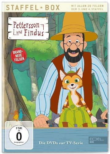 Pettersson und Findus: Staffel-Box 3 + 4 - Die DVDs mit allen 26 Folgen