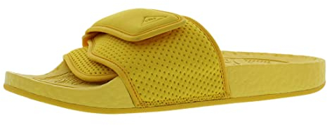 adidas Pharrell Williams Chancletas Hu Slides Men's, Gold, Size 9