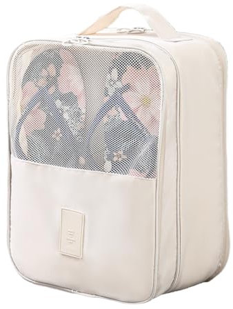 Schuhtasche Reise, Tragbare Schuhe Beutel Organisator,wasserdichte Aufbewahrungstasche hält 3-Paar Schuhe für Reise Täglichen Gebrauch mit Griff