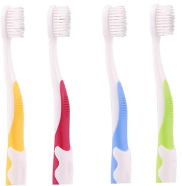 minkissy Grün Gelb Rot - Kinderzahnbürsten Kleinkindzahnbürstenset Für Babytraining Mundpflege