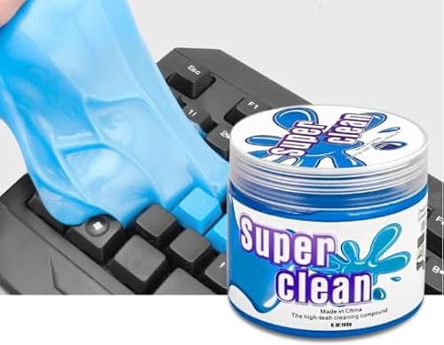 Cerioll Auto Reinigungsgel Detailing Kit,Reinigungsgel für den Innenraum,Weicher und Flexibler Tastatur Reiniger,Reinigungsknete Auto,Universeller Staubreiniger für Laptop,Drucker,Kameras,Auto,160g