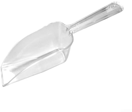 Multifunctional Plastic Shovel, Kitchen Storage Tool Clear Transparent For Ice Tea Sand Candy Shovel For Home Restaurant(Large size)