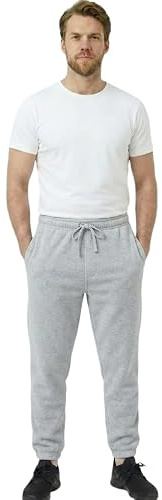 reshmena® Men's Fleece Trouser Jogging Pants Tracksuit Casual Joggers with Two Pockets for Men UK Classic Jogging Bottoms Pants Jogger