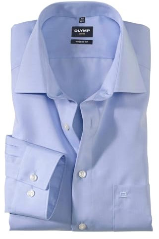 Herren Hemd Modern Fit extralange Ärmel, hellblau, Gr. 43