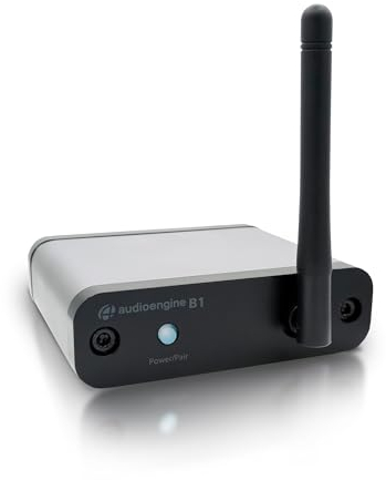 Audioengine B1 Bluetooth Receiver mit 5.3 Adaptive aptX HD - Erweiterte Reichweite und High Fidelity 24 bit DAC Wireless & Streaming Audio Systeme