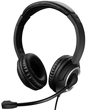 Sandberg USB Chat Headset | Casque Filaire avec Microphone | Bureau léger sur l'oreille | Casque avec Bandeau rembourré | Contrôle du Volume | Casque USB pour Ordinateur Portable & PC |20 Hz à 20 kHz