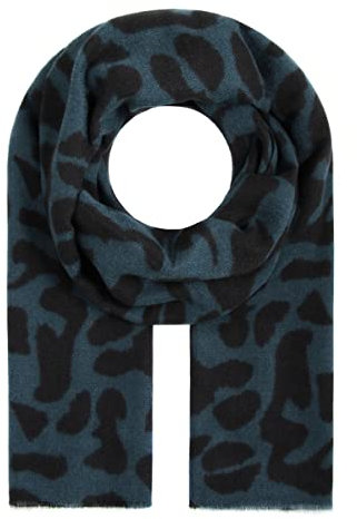 Majea Damenschal Winterschal Strickschal Damen Schal (880040) (blau 2)