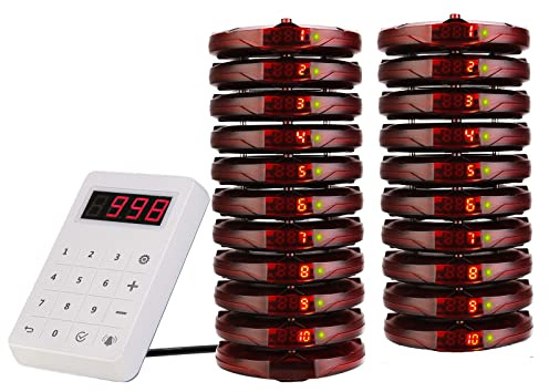 Retekess TD158 Pager Rufsystem, Rufsystem Gastronomie, 20 Pagers